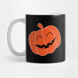 Halloween costume smiling pumpkin face Mug